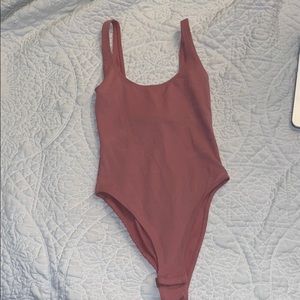 Topshop Ribbed Bodysuit